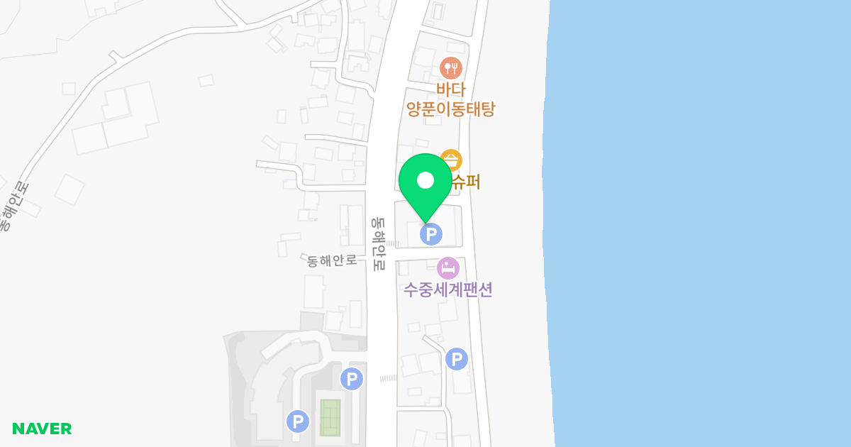 서강프라자오피스텔 위치 지도 - 울산광역시 북구 동해안로 1780