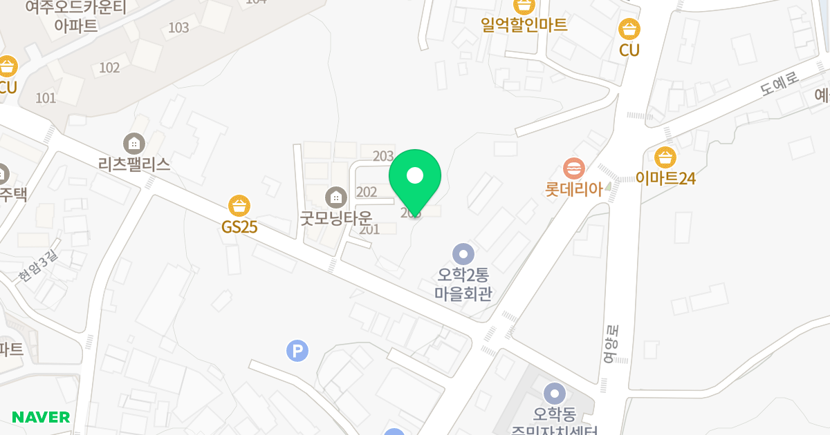 비아트리스 위치 지도 - 경기도 여주시 도예로 85-11
