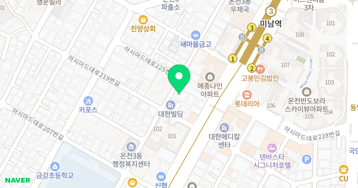 승만궁전아이브 위치 지도 - 부산광역시 동래구 사직북로28번길 176
