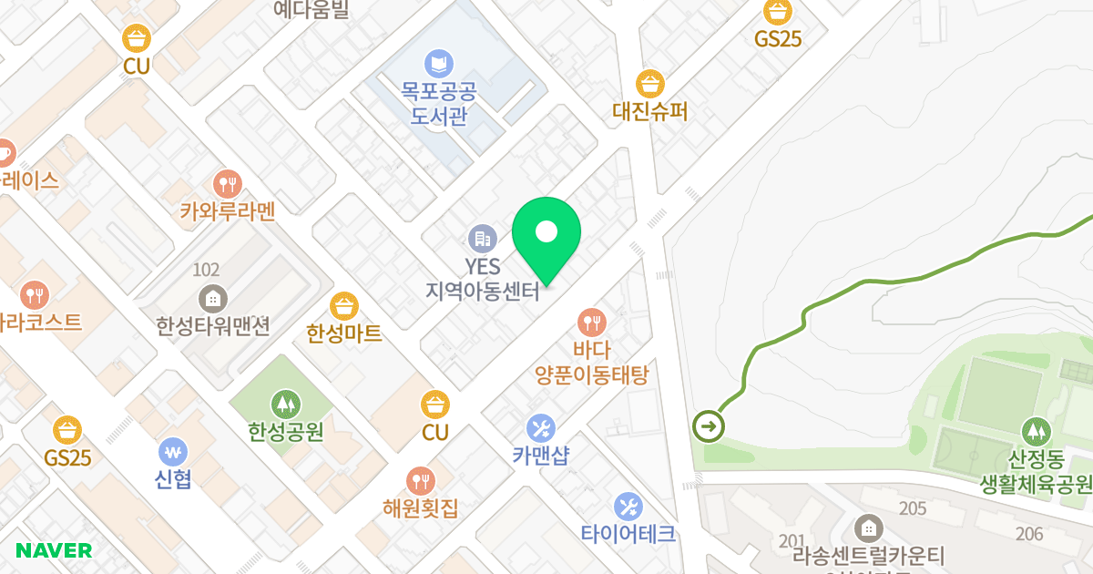 연산오피스텔 위치 지도 - 전라남도 목포시 원산로 75