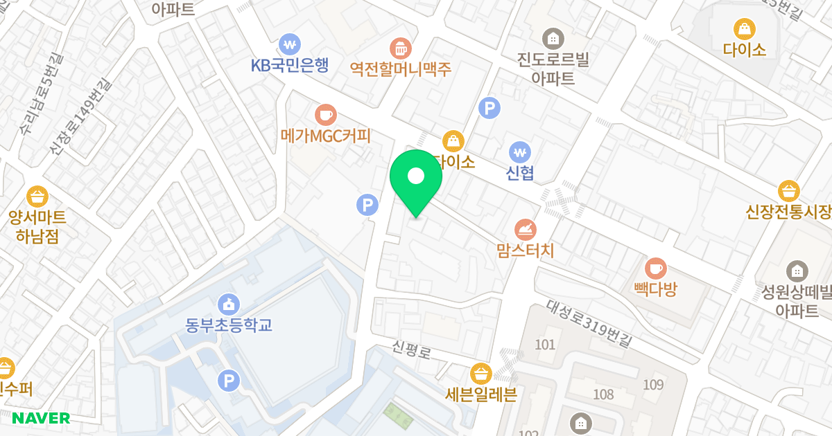 명성오피스텔 위치 지도 - 경기도 하남시 역말로 74-6
