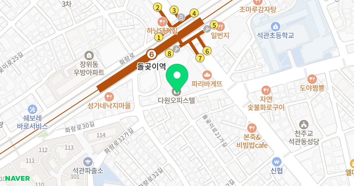 (335-16) 위치 지도 - 서울특별시 성북구 돌곶이로23길 14