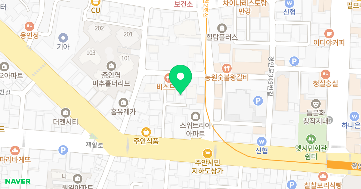 정다운 家(8차) 위치 지도 - 인천광역시 미추홀구 경인로 333-24