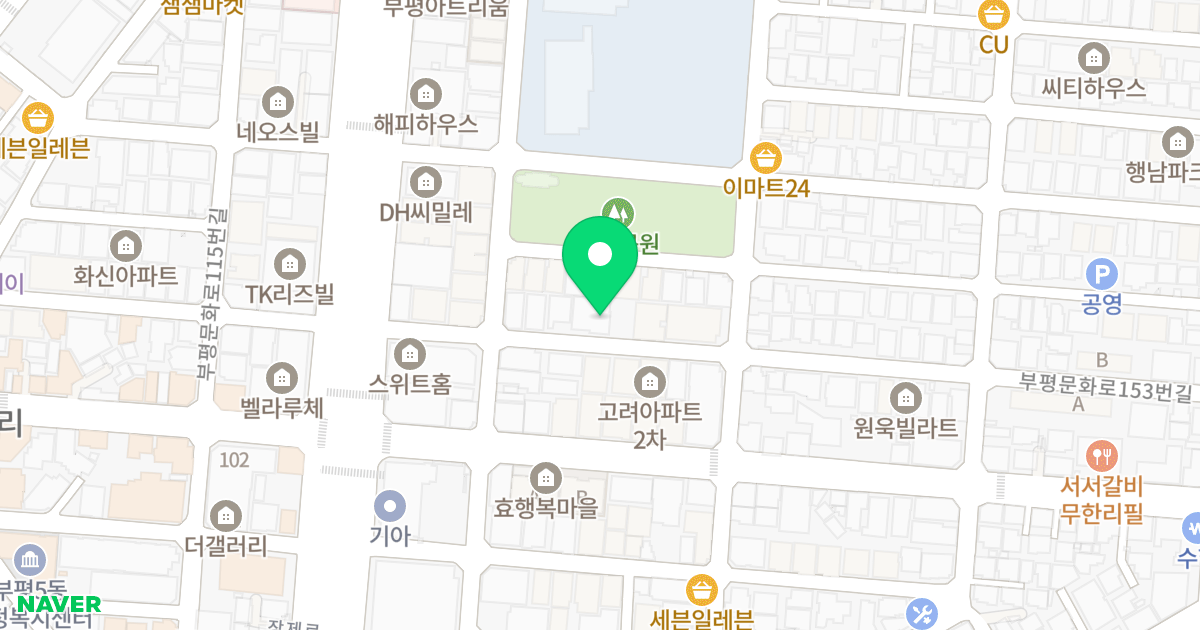 HB엘림캐슬 위치 지도 - 인천광역시 부평구 장제로102번길 19