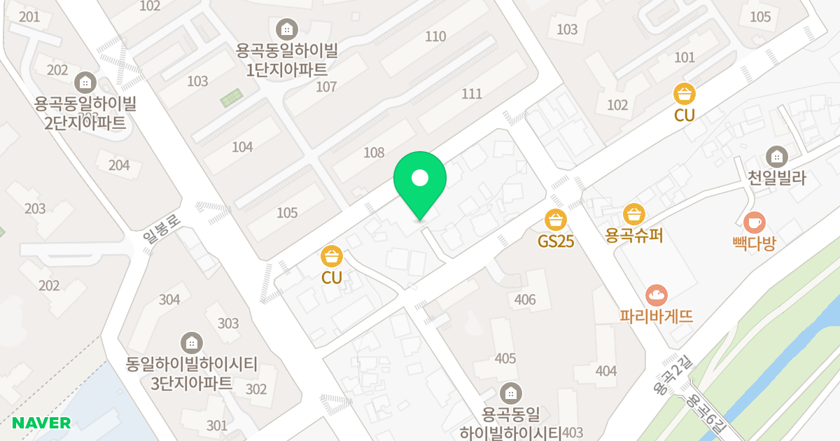 E클래스 위치 지도 - 충청남도 천안시 동남구 일봉로 87-12