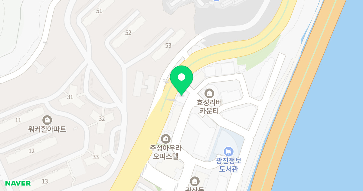이성 리베바움 위치 지도 - 서울특별시 광진구 아차산로78길 47