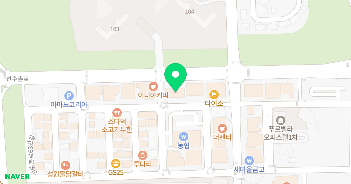 유퍼스트 위치 지도 - 강원특별자치도 강릉시
