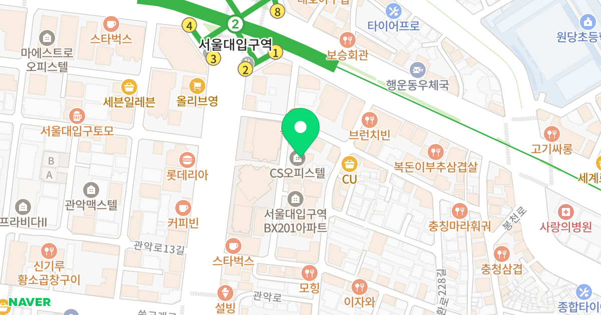 (854-4) 위치 지도 - 서울특별시 관악구 남부순환로224길 19