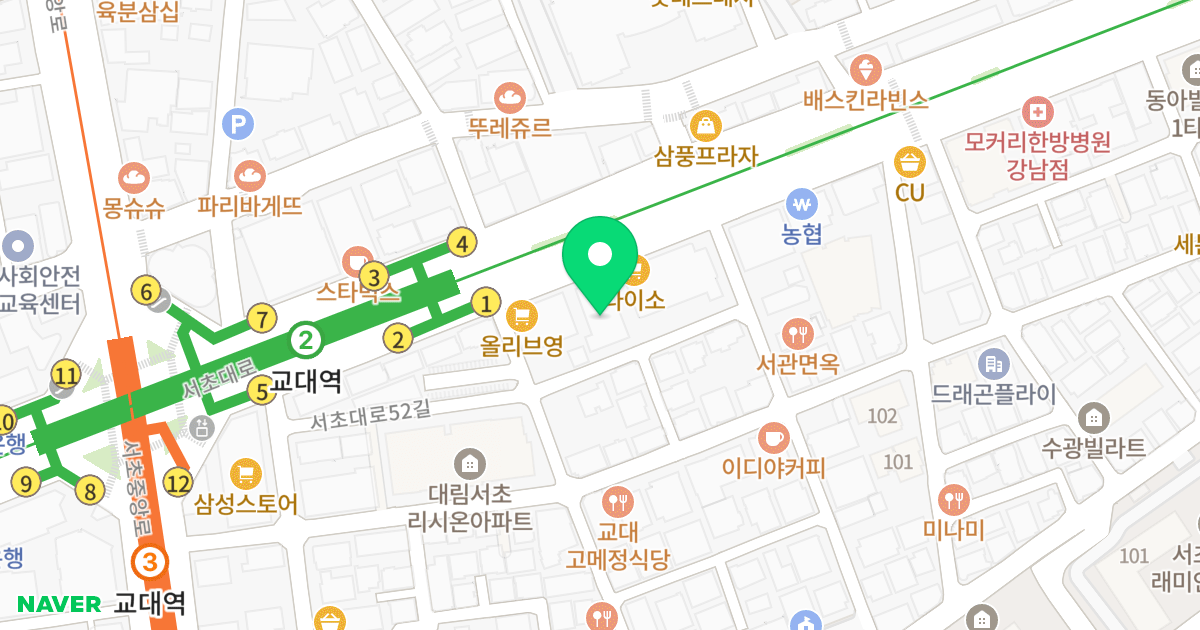 하림인터내셔날 오피스텔 위치 지도 - 서울특별시 서초구 서초대로 316