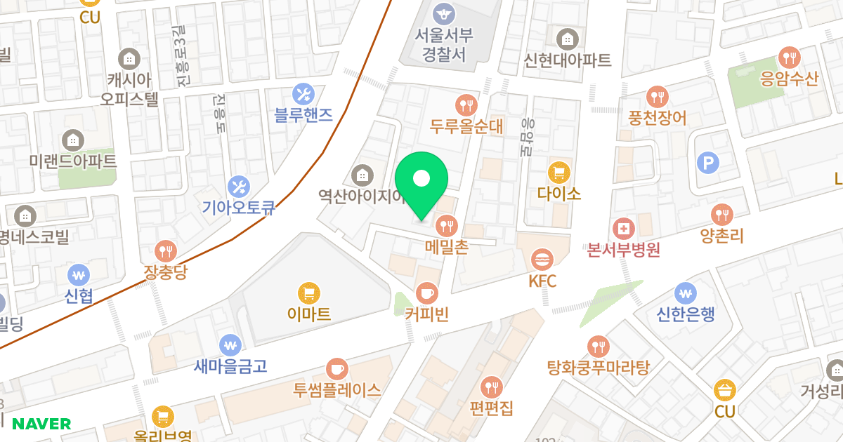 힐 오피스텔 위치 지도 - 서울특별시 은평구 은평로9길 3-4