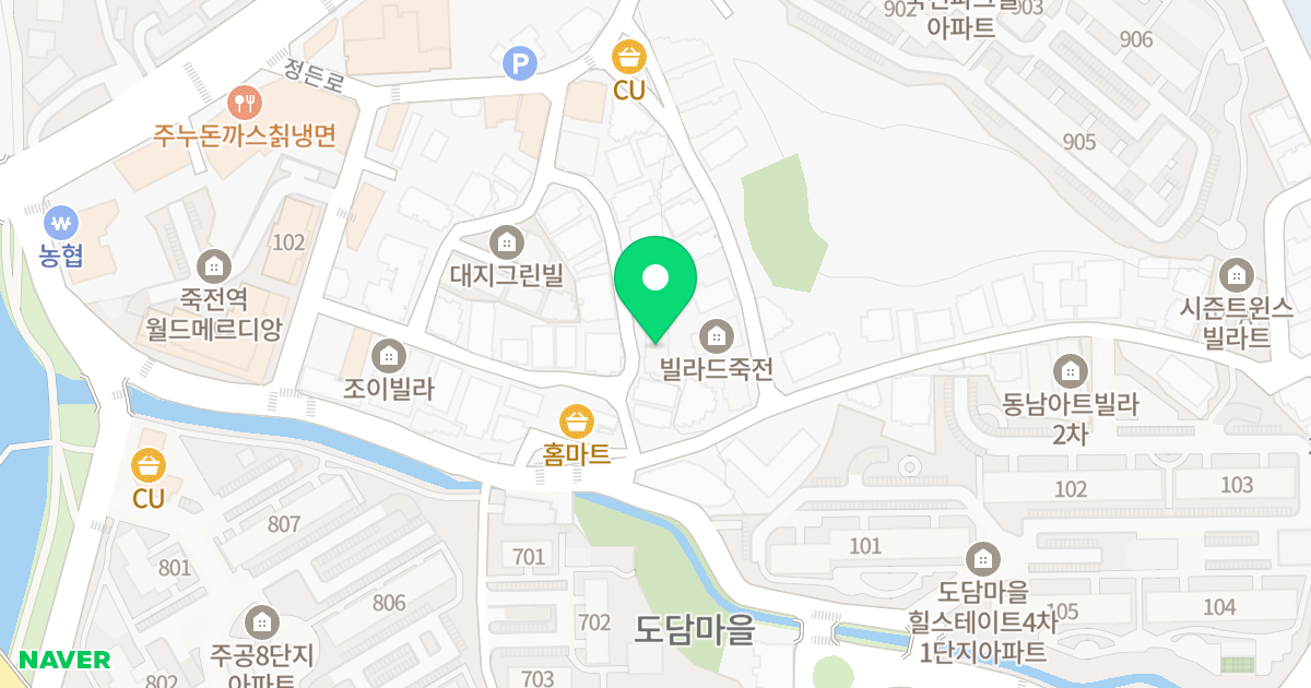 시즌 메리트빌 위치 지도 - 경기도 용인시 수지구 달맞이로 35