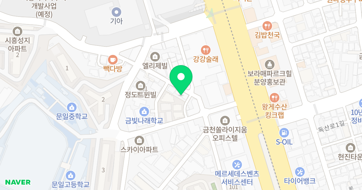 티에스빌 위치 지도 - 서울특별시 금천구 시흥대로41길 75