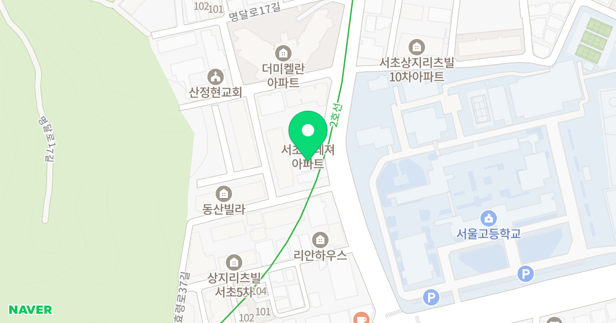 송현 나이스빌 위치 지도 - 서울특별시 서초구 명달로 77
