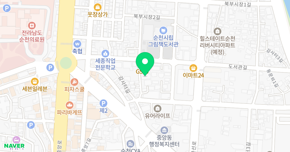(164-47) 위치 지도 - 전라남도 순천시 감사터1길 16