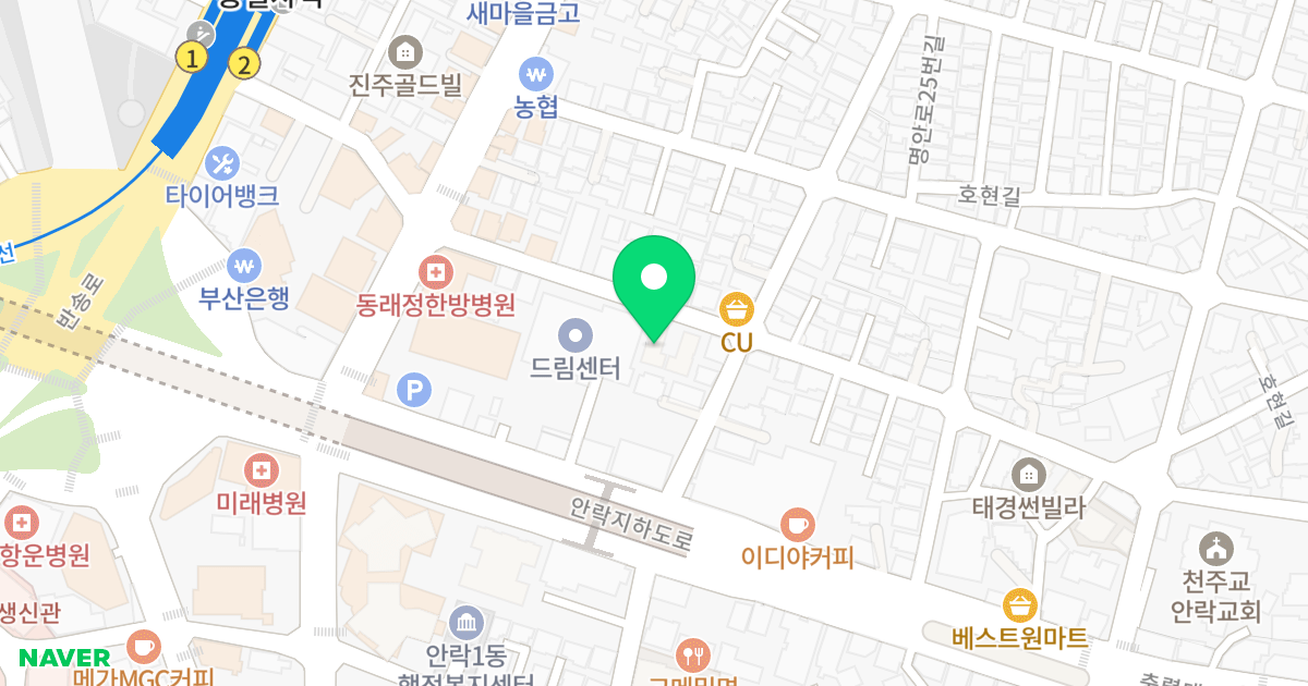 신성빌B 위치 지도 - 부산광역시 동래구