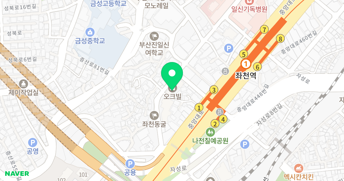 (530-1) 위치 지도 - 부산광역시 동구 정공단로 12