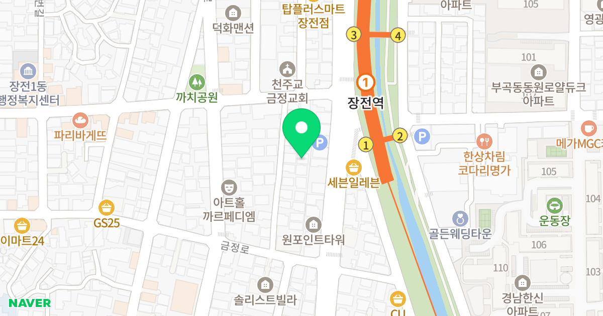 이레하우스-2 위치 지도 - 부산광역시 금정구 금정로149번안길 9-1
