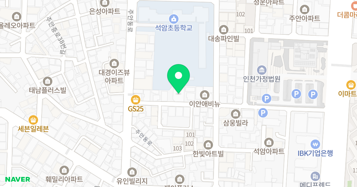퍼스트팰리스 위치 지도 - 인천광역시 미추홀구 경원대로875번길 48