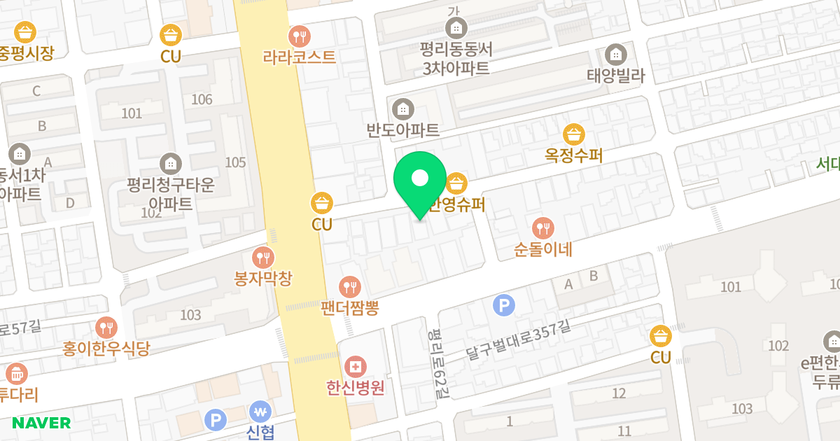 (1361-11) 위치 지도 - 대구광역시 서구 국채보상로46길 70-1