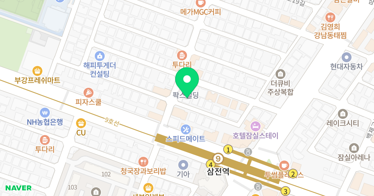 (249-10) 위치 지도 - 서울특별시 송파구 백제고분로19길 4-3