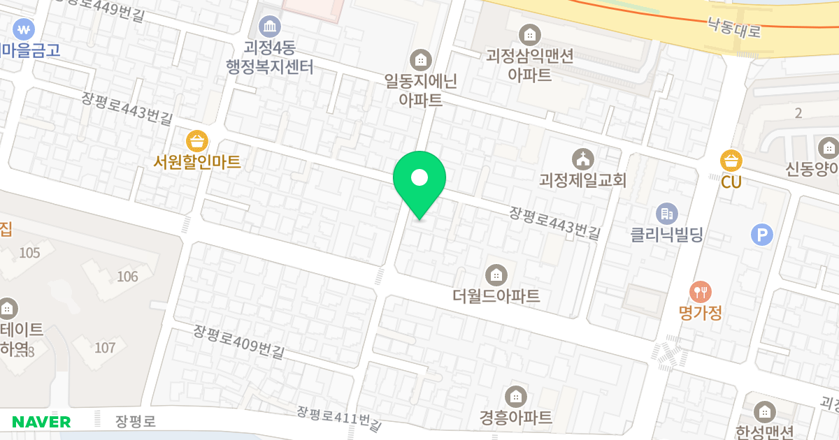 더존빌리지 위치 지도 - 부산광역시 사하구