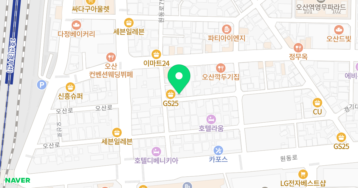 (783-18) 위치 지도 - 경기도 오산시 원동로7번동길 3