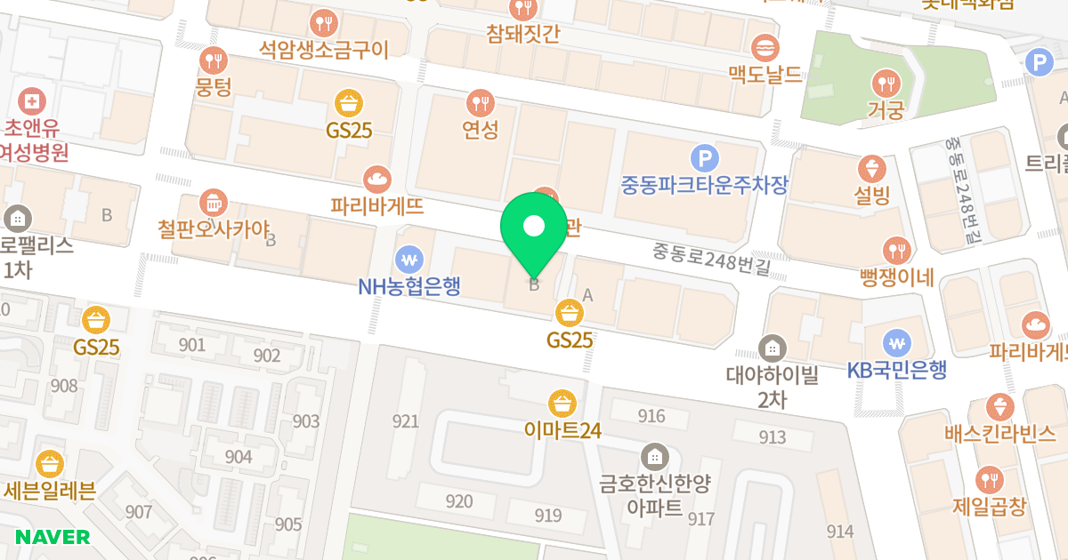 디아뜨갤러리3 B동 위치 지도 - 경기도 부천시 원미구  225