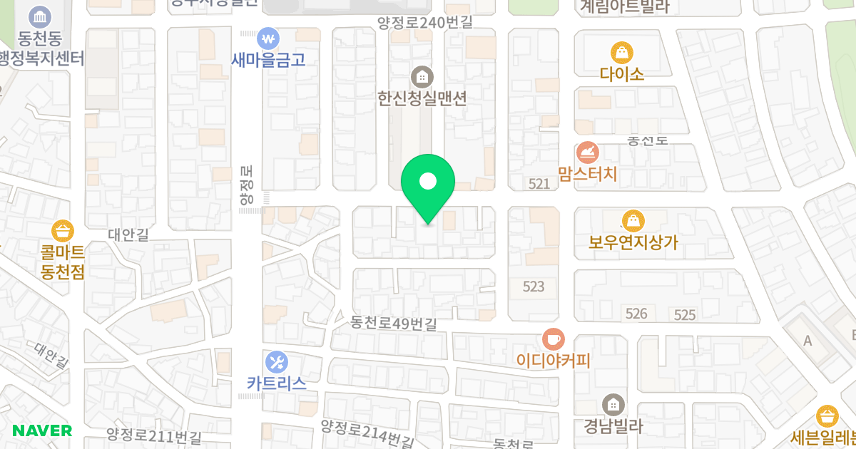 노블하우스 위치 지도 - 경상북도 경주시 양정로228번길 14
