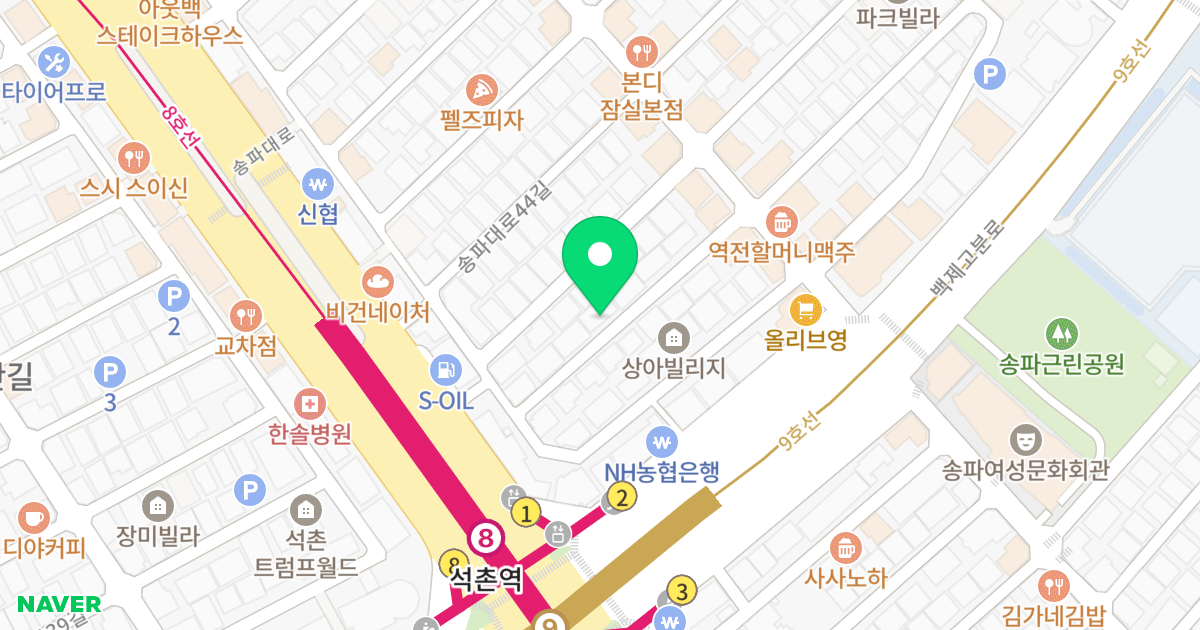 (17-6) 위치 지도 - 서울특별시 송파구 백제고분로41길 7-16
