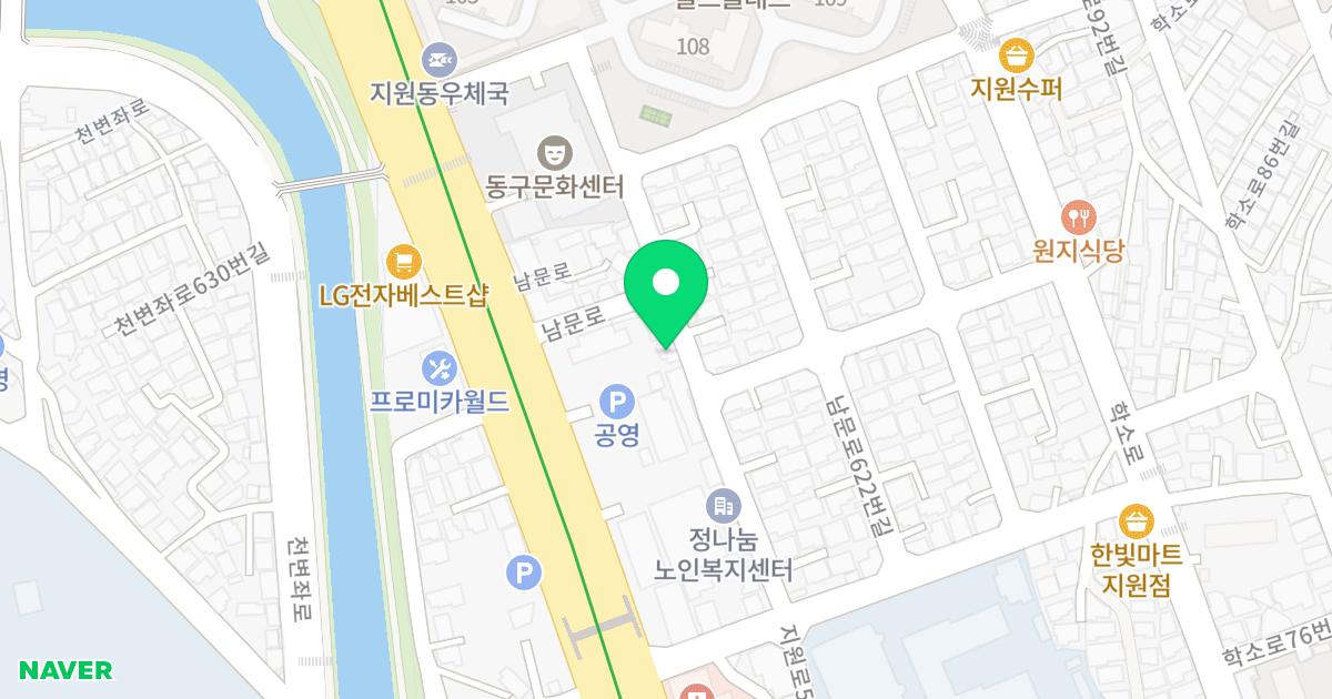 소태동 532-83 업무시설 (유한회사태명개발) 위치 지도 - 광주광역시 동구 남문로634번길 1-5