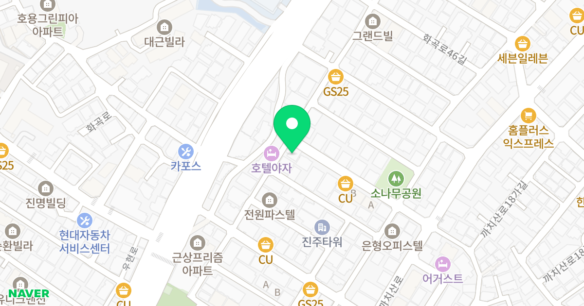 해오름빌딩 위치 지도 - 서울특별시 강서구 까치산로15길 29