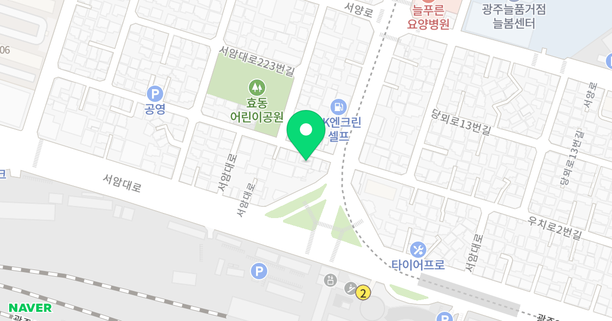 (348-39) 위치 지도 - 광주광역시 북구 우치로1번길 3