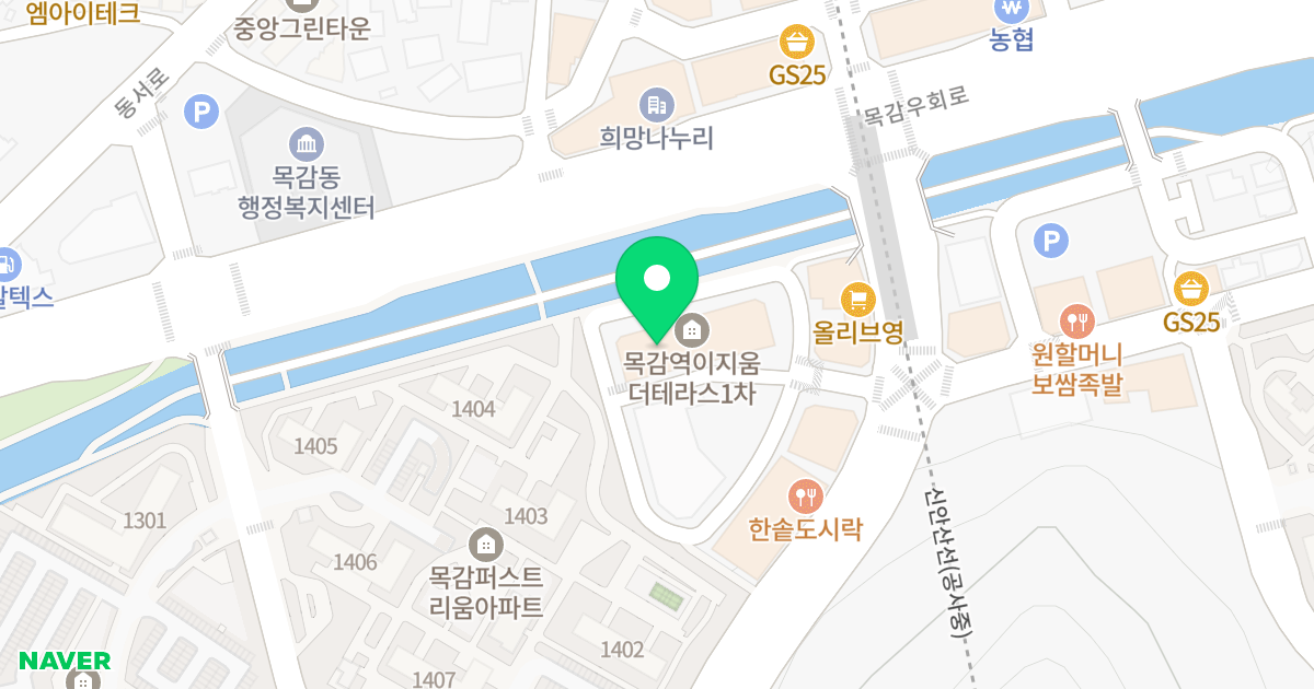 목감역 이지움 더테라스 위치 지도 - 경기도 시흥시 목감둘레로 253-24