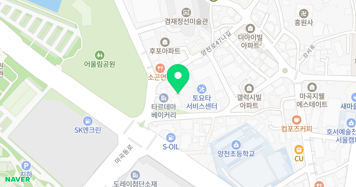 마곡보타닉투웨니퍼스트 위치 지도 - 서울특별시 강서구 양천로47길 12