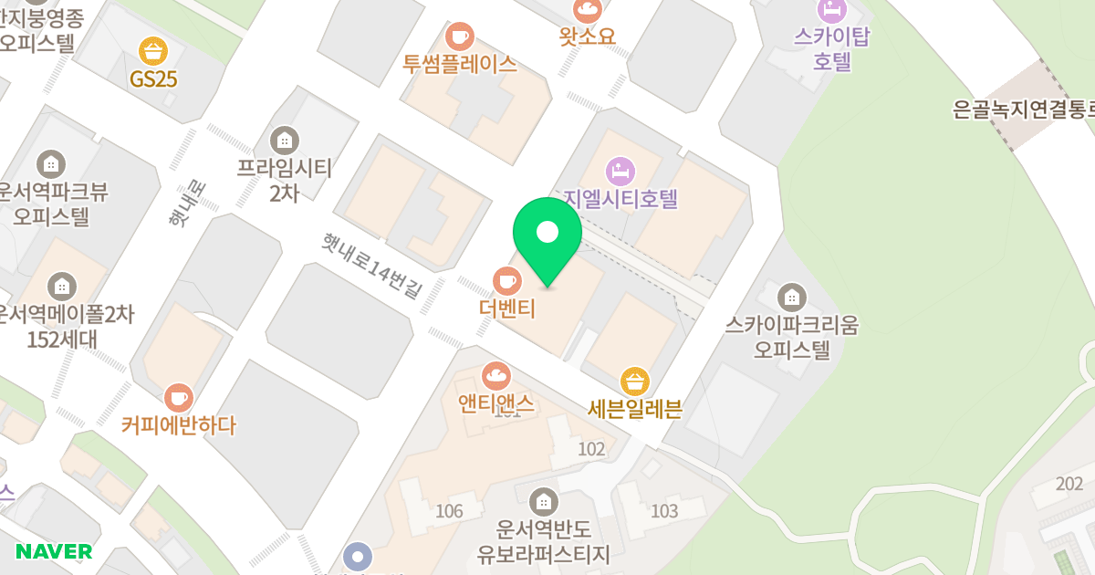 운서역 더타임 위치 지도 - 인천광역시 중구 영종대로196번길 25