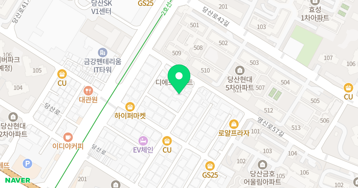 (32-153) 위치 지도 - 서울특별시 영등포구 당산로38길 9-5