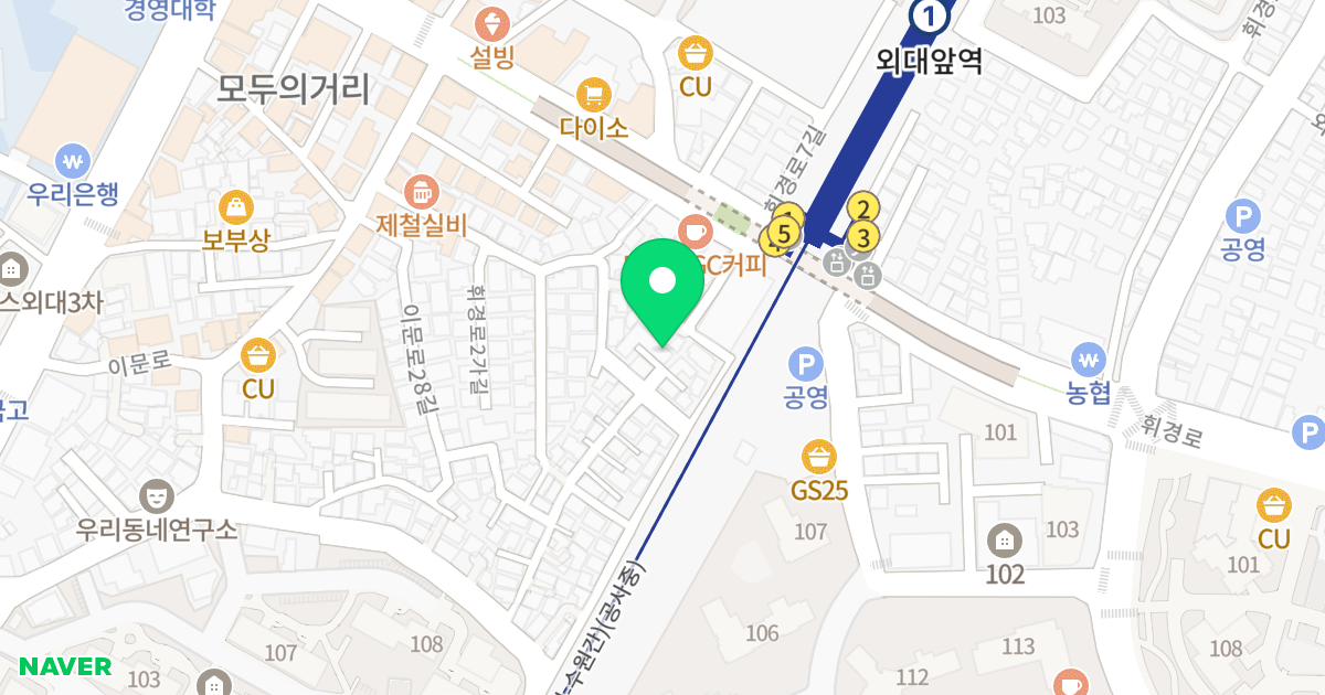 (309-20) 위치 지도 - 서울특별시 동대문구 이문로16가길 28