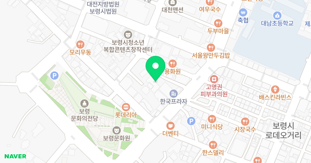 (344-7) 위치 지도 - 충청남도 보령시 중촌길 17-8