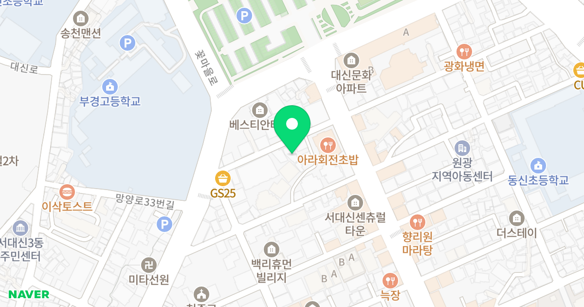 (283-3) 위치 지도 - 부산광역시 서구 구덕로345번길 11