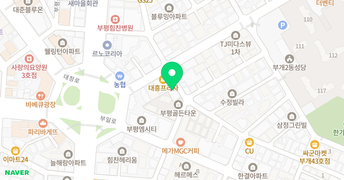 미림팰리스 위치 지도 - 인천광역시 부평구 충선로8번길 8