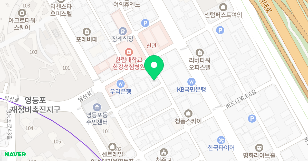 (94-259) 위치 지도 - 서울특별시 영등포구 국회대로56길 30