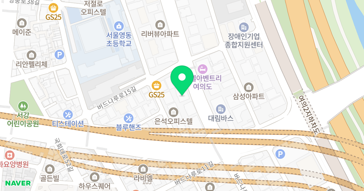 미진오피스텔 위치 지도 - 서울특별시 영등포구 버드나루로 87