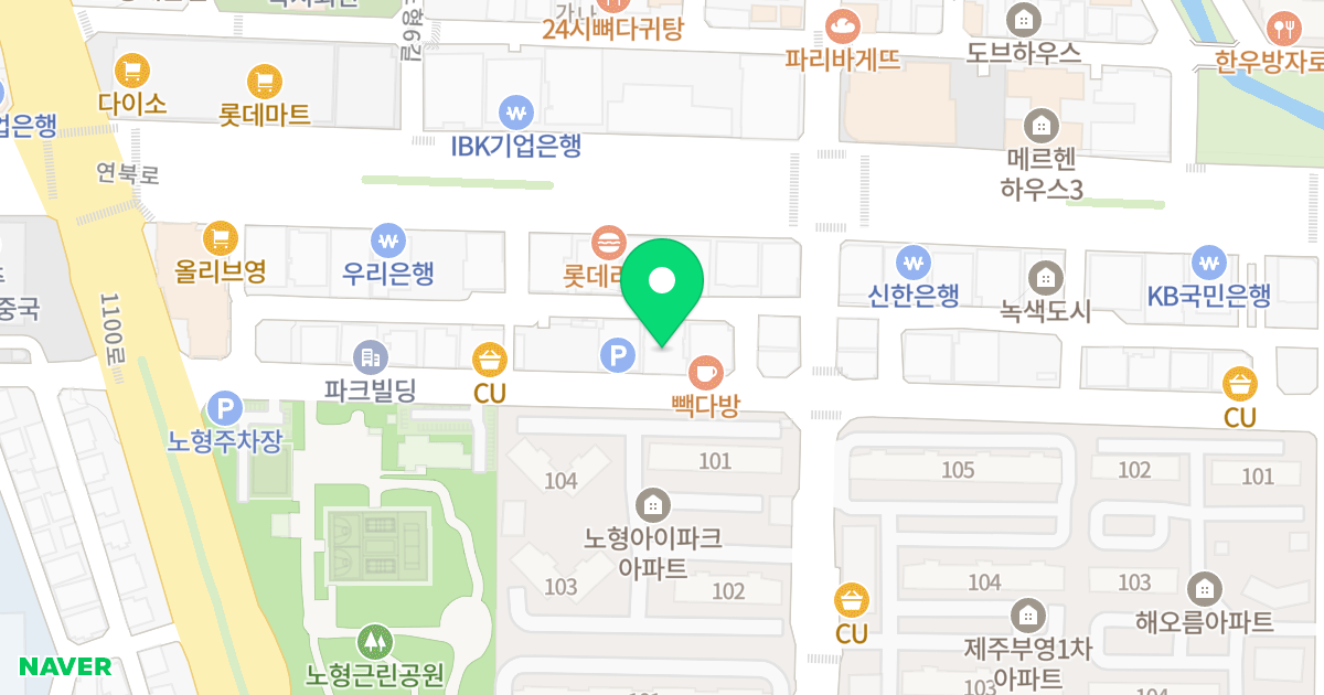 노형 이타스Ⅲ 위치 지도 - 제주특별자치도 제주시 과원북4길 17