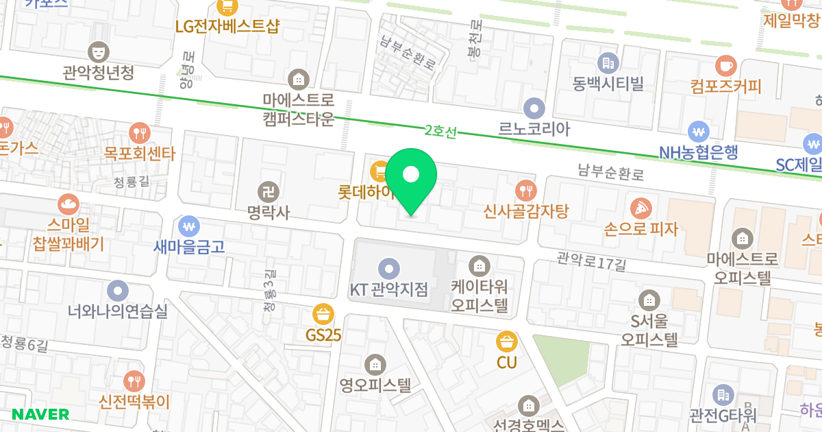 (883-8) 위치 지도 - 서울특별시 관악구 청룡1길 33