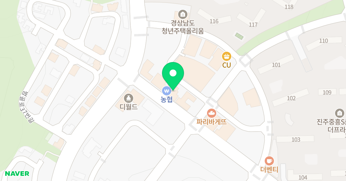 주신빌딩 위치 지도 - 경상남도 진주시