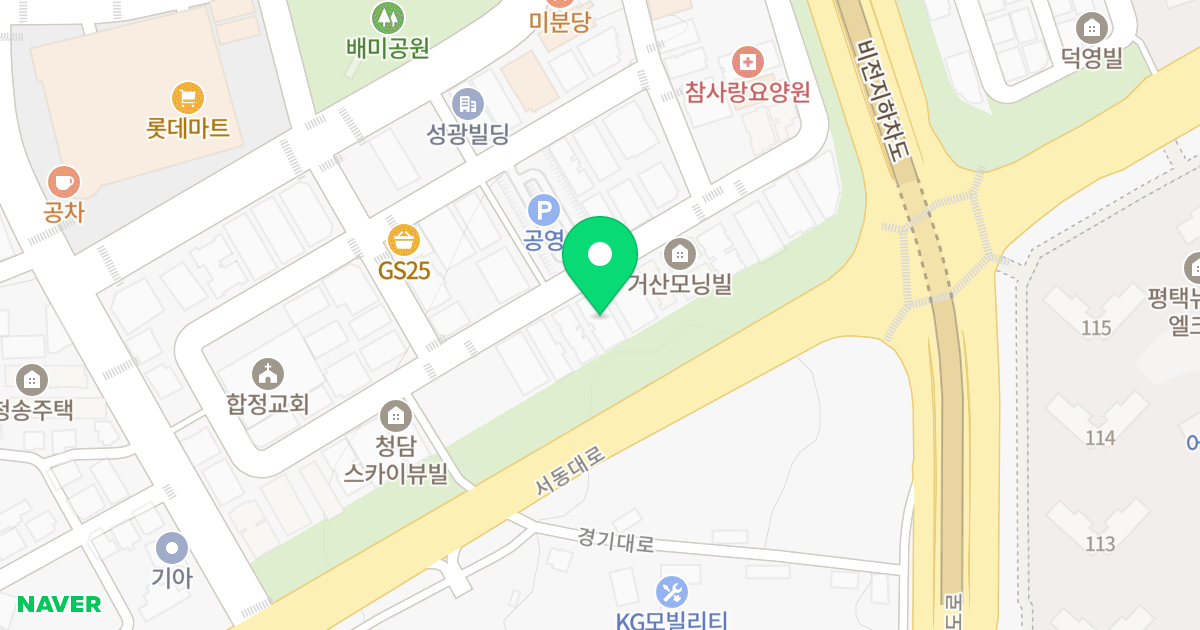 (975-5) 위치 지도 - 경기도 평택시