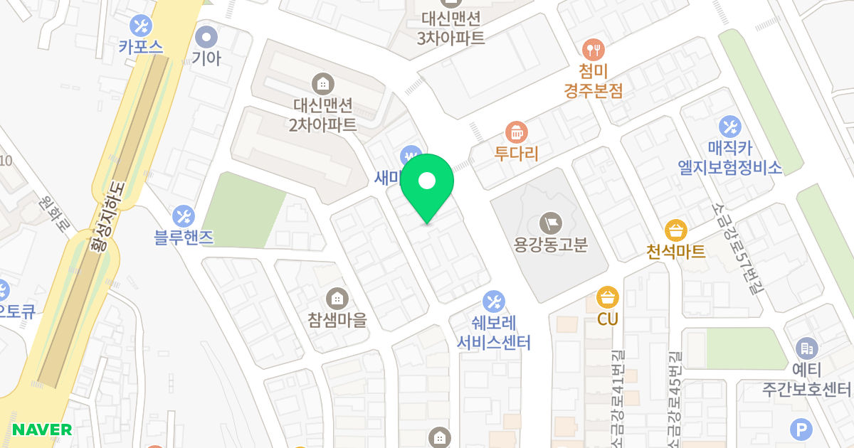 (1355-1) 위치 지도 - 경상북도 경주시 소금강로29번길 18