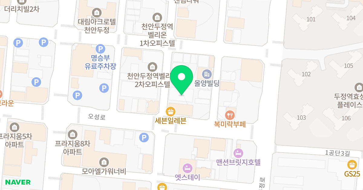 해피드림 3차 위치 지도 - 충청남도 천안시 서북구