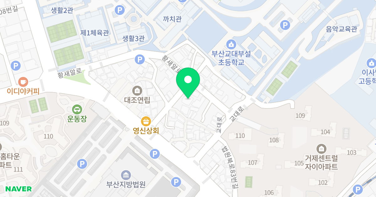 인펠리스 위치 지도 - 부산광역시 연제구
