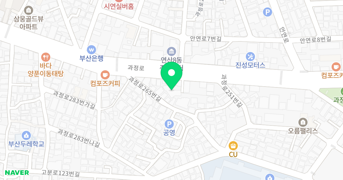 성광 리젠시 위치 지도 - 부산광역시 연제구